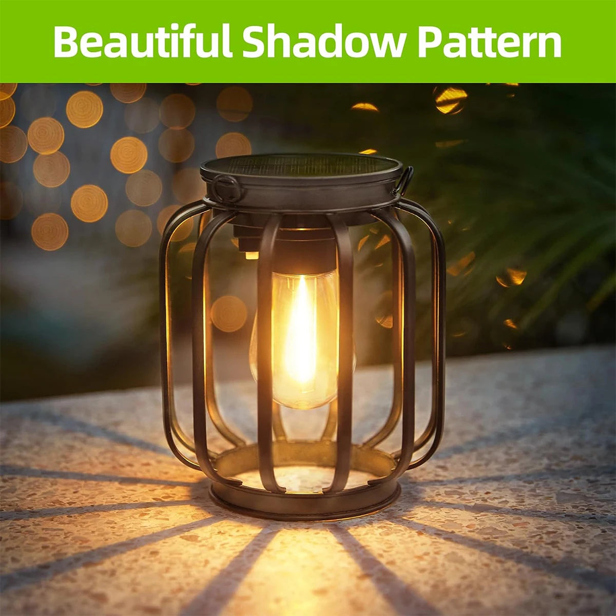 Solar Lantern Led Light Daylight Sensor Garden Lamps Lights