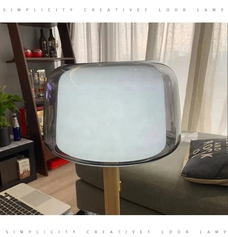 Modern Creative Glass Floor Lamp Simple Sofa Side Decorative