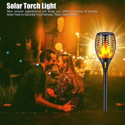 Solar Flame Torch Lights Flickering Light Waterproof Garden Decoration