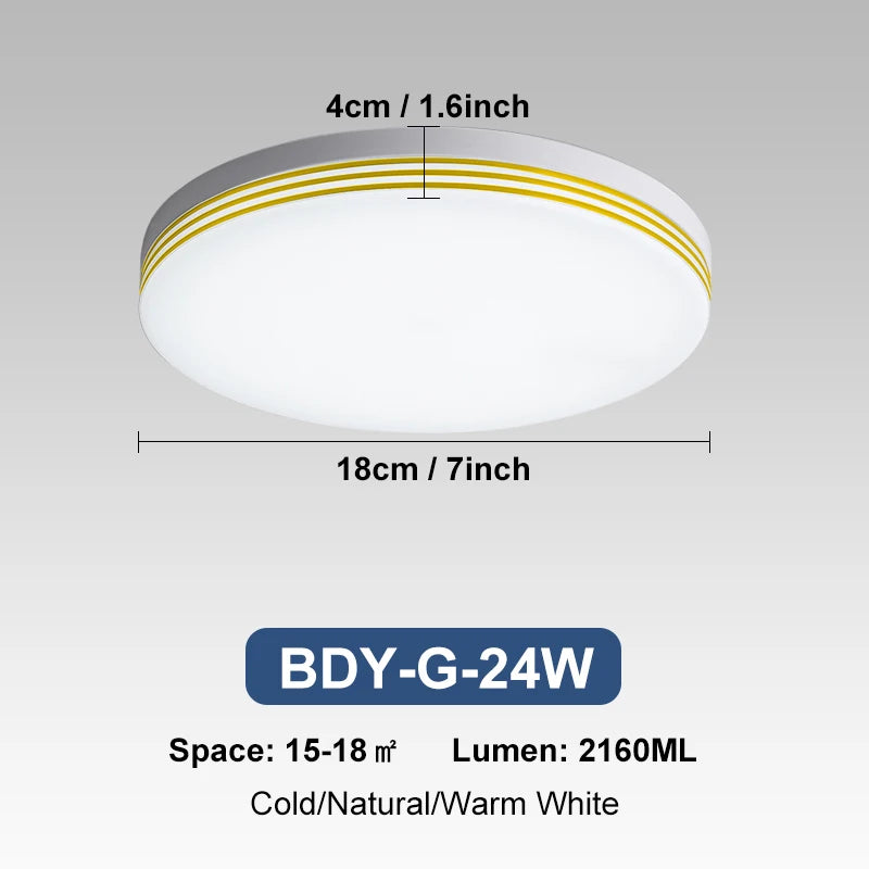 18W-48W LED Ceiling Light 15-30CM Square Ceiling Panel Light