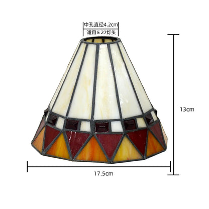 Vintage Stained Glass Lampshade for Pendant Lights