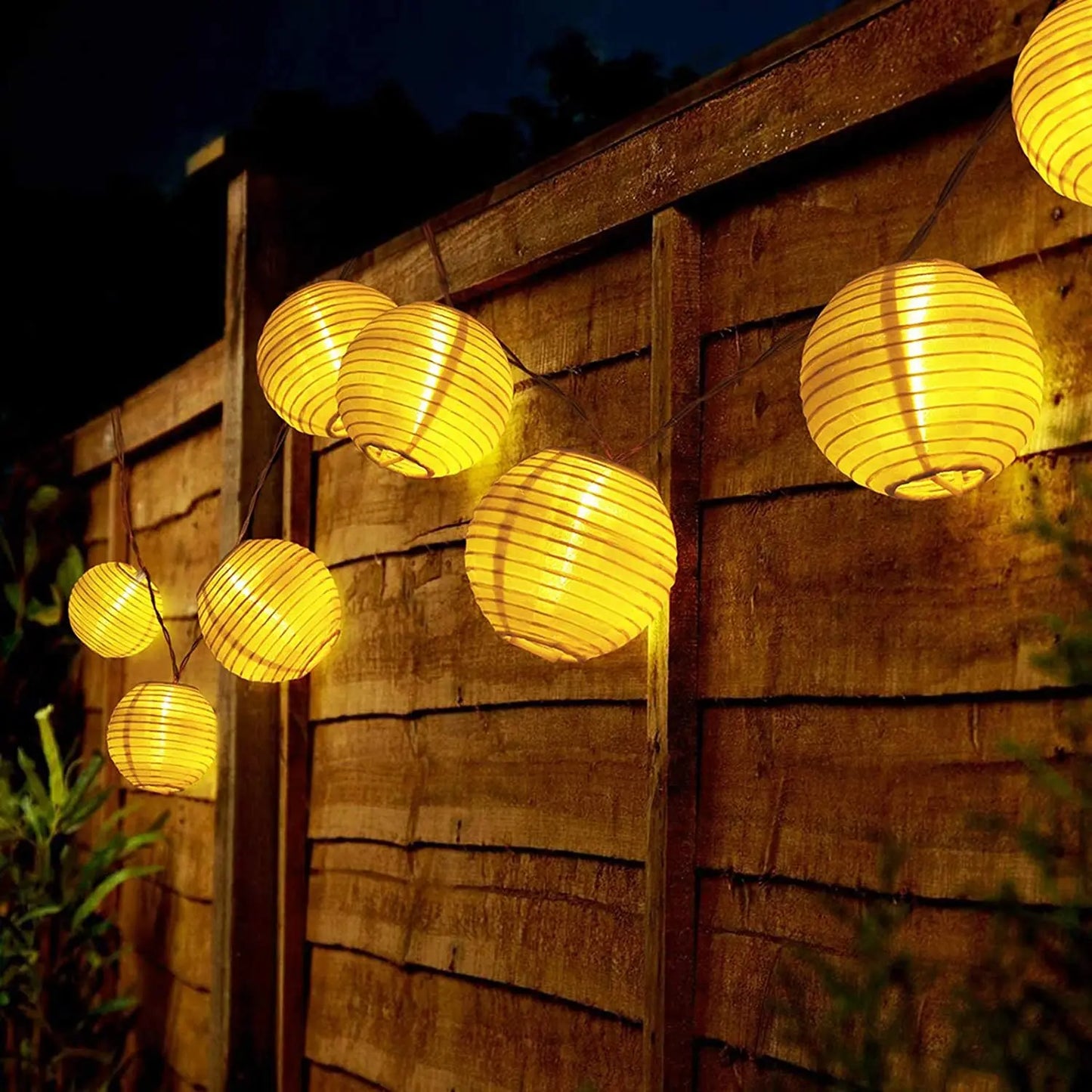 Waterproof Lantern Solar String Fairy Lights LED Outdoor