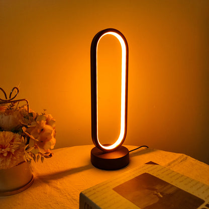 1PC Lamp Bedroom Ring Lamp Dimming LED Night Light