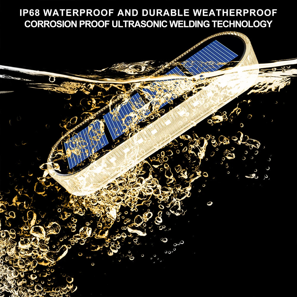 Solar Deck Lights IP68 Waterproof Outdoor Auto On/Off Lighting
