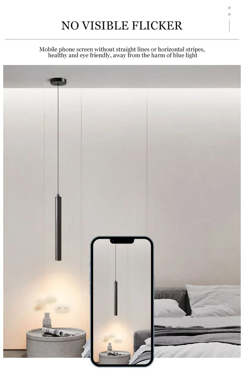 Nordic LED Pendant Lamps for TV Background Kitchen Fixture
