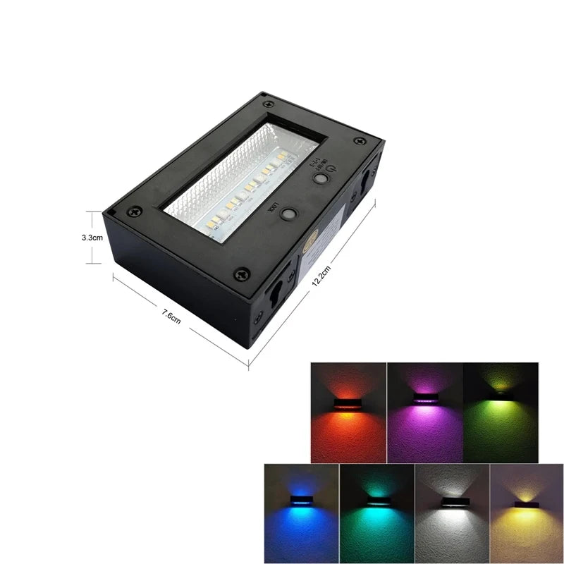 LED Outdoor Solar Wall Lights Waterproof Solar