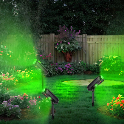 LED Outdoor Solar Lawn Lights Landscape Spotlights