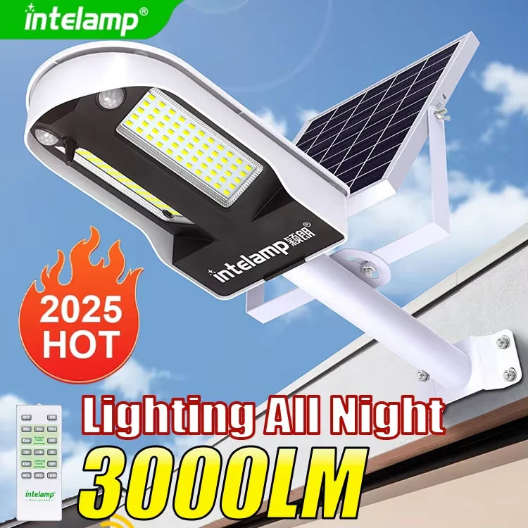 Super Large Solar Panel Floodlight For Parking Lots Patio Yard
