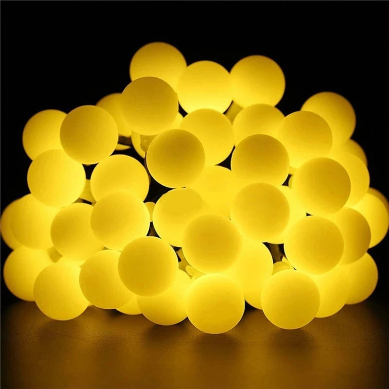 100LED Solar String Flowers Fairy Lights Outdoor Solar String Lights