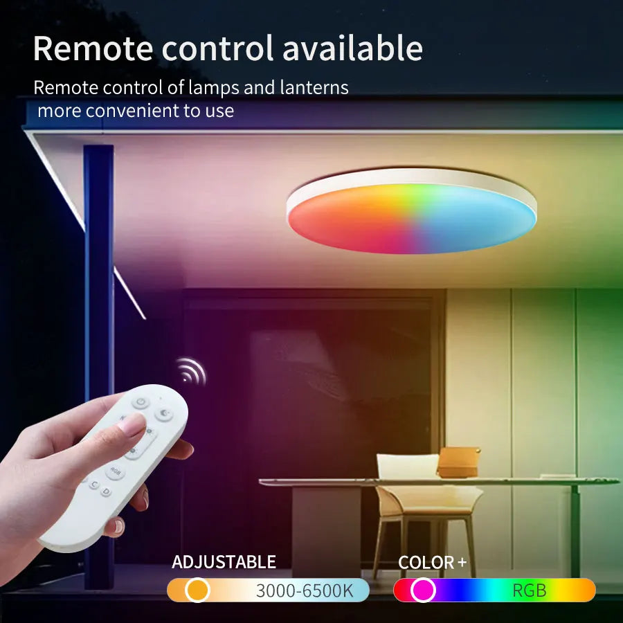 Tuya Smart 2.4G WiFi Ceiling Light RGB Round Ambient Light