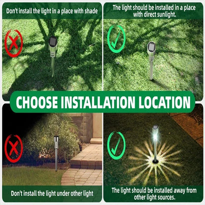Outdoor Solar Lights Garden Lights Solar Powered Lamp