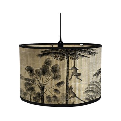 Retro Style Flower Printing Lampshade Japanese Style