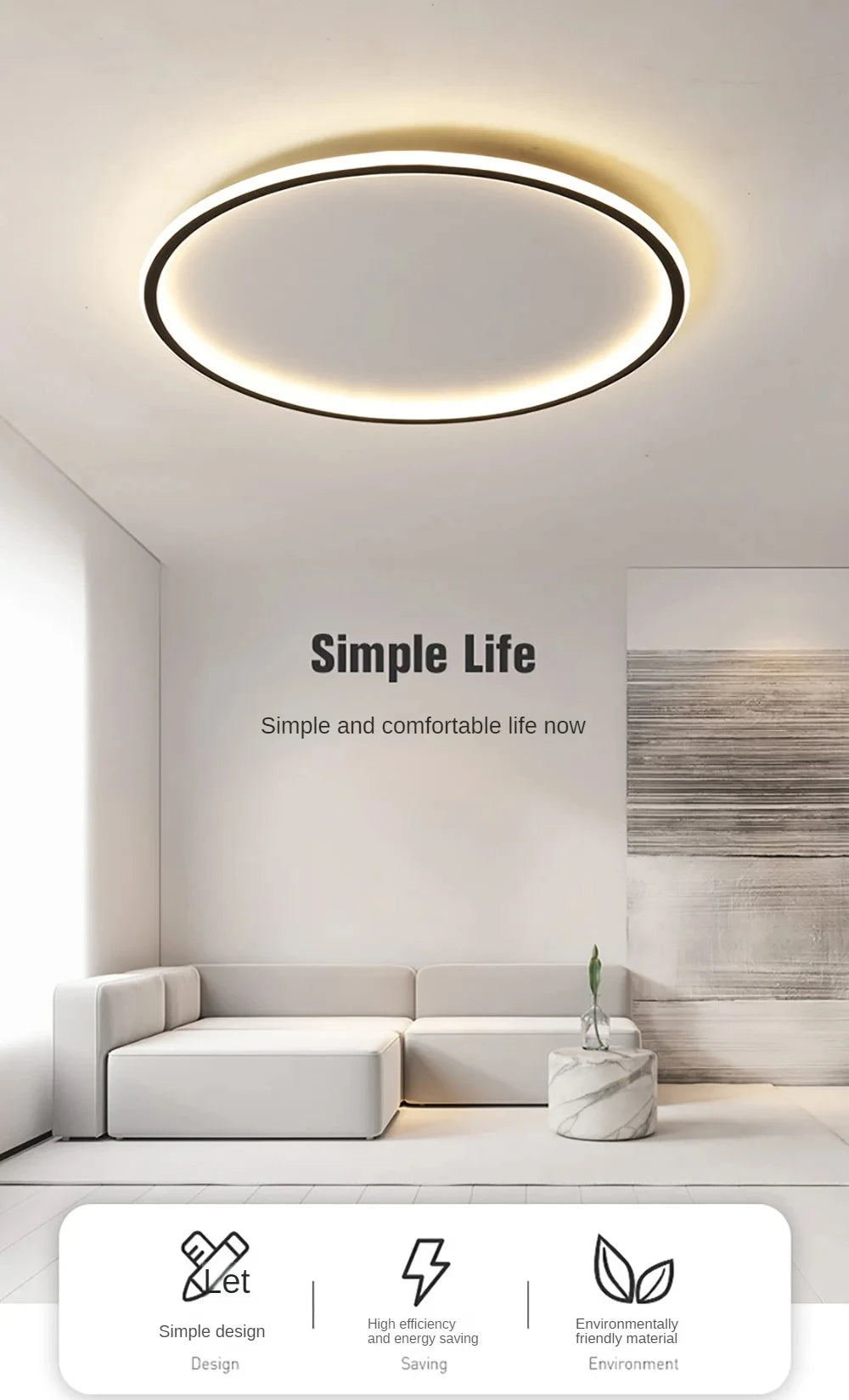 Simple Nordic Style Lighting Ceiling Lamp Lighting Decoration