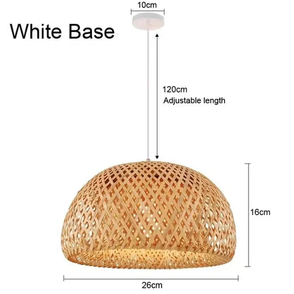 Newest Bamboo Pendant Lamp Ceiling Lights Rattan Wicker
