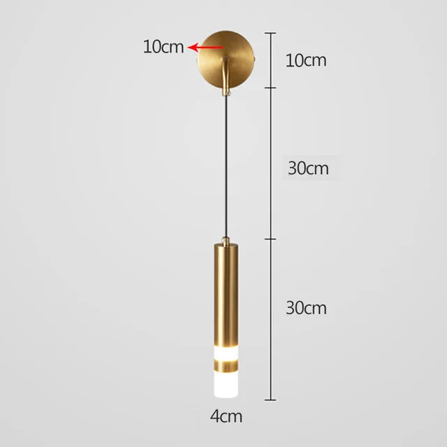 LED Wall Lamp Nordic Double Head Adjustable Wall Lights