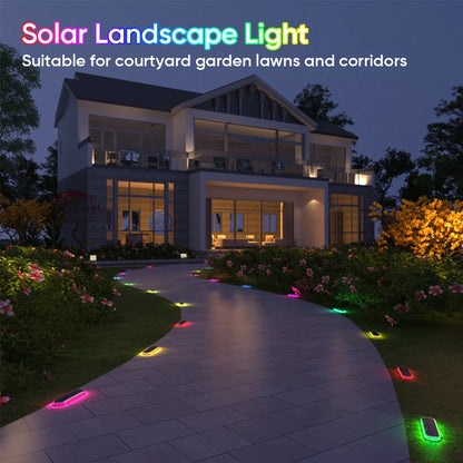 Solar Deck Lights IP68 Waterproof Outdoor Auto On/Off Lighting