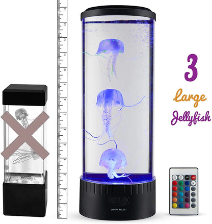 Jellyfish Lamp Color Changing Remote Control  Aquarium Tank