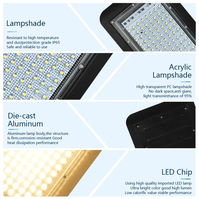 100W LED Street Light 110V 220V High Quality Outdoor Garden