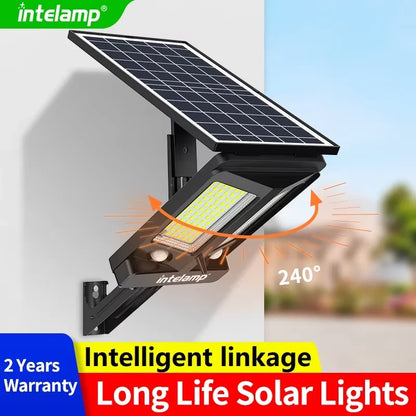 Super Large Solar Panel Floodlight For Parking Lots Patio Yard