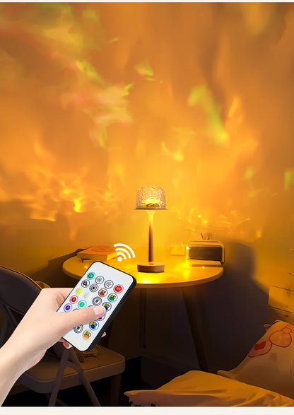 Creative Ocean Wave Cordless Projector Light RGB