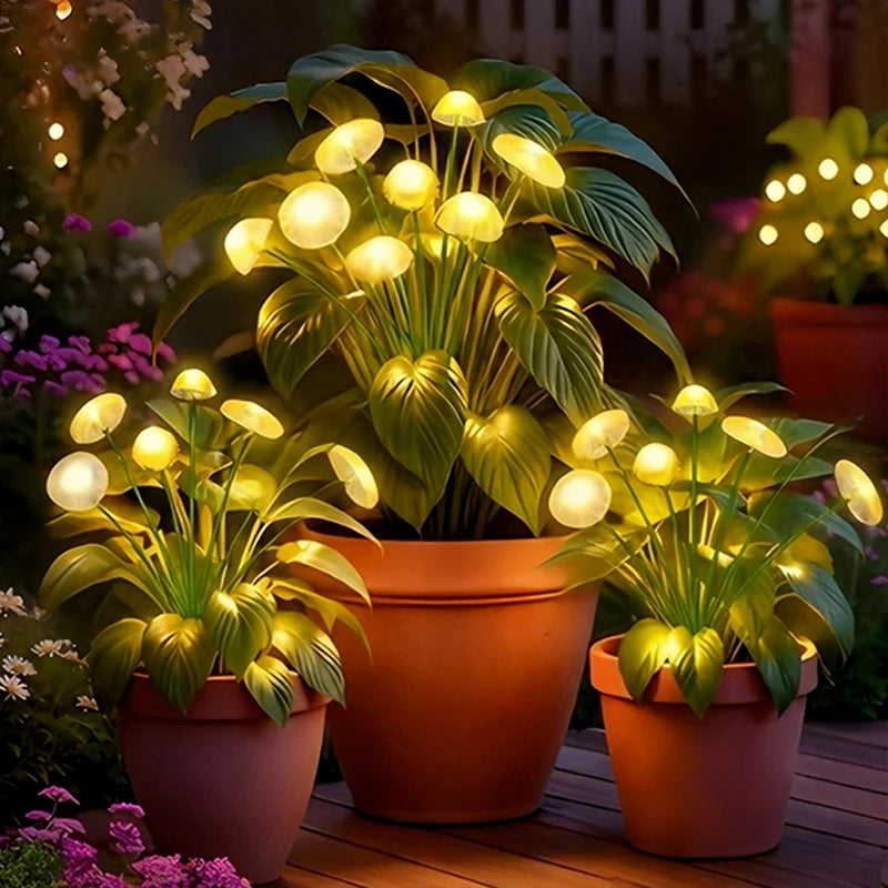 Solar Jellyfish Mushroom Lights for Yard and Lawn Decoration