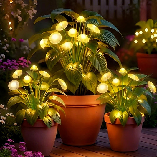 Solar Jellyfish Mushroom Lights for Yard and Lawn Decoration