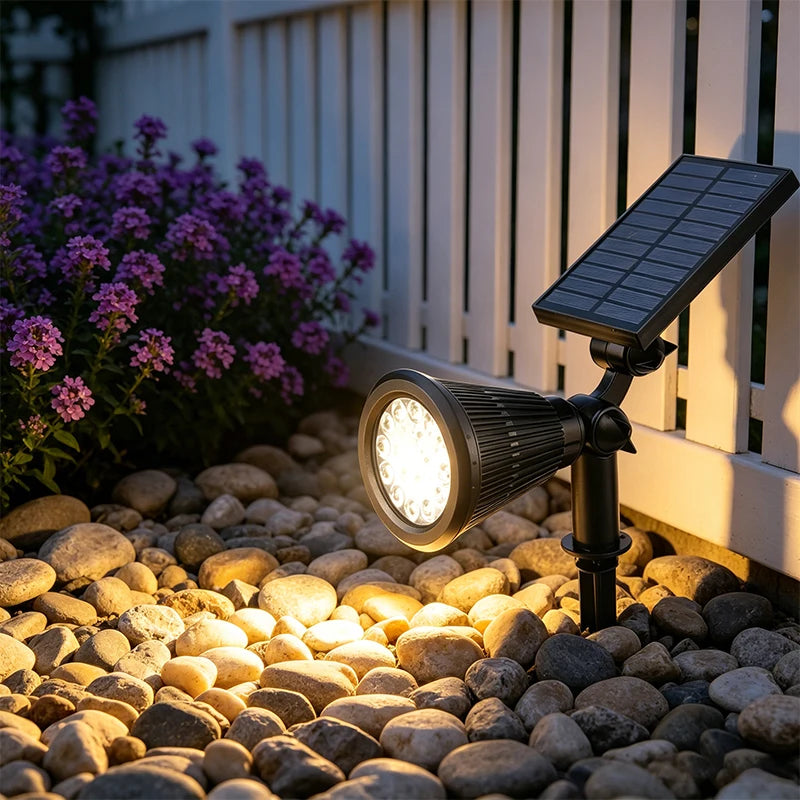 Solar Spot Light Outdoor Lawn Lamp Waterproof Spotlights
