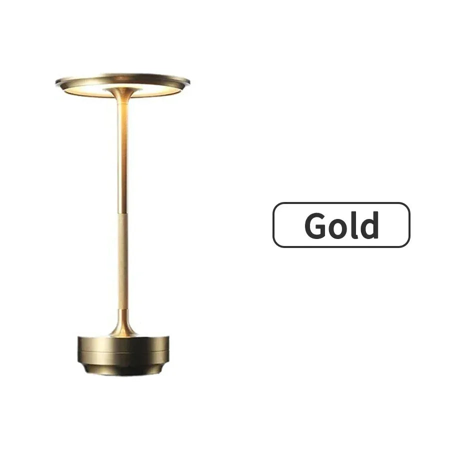 Wireless Table Lamp USB Rechargeable Touch Lamp