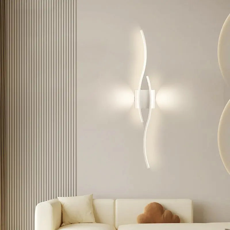 Long Strip LED Wall Lamps for Bedroom Living Room Indoor