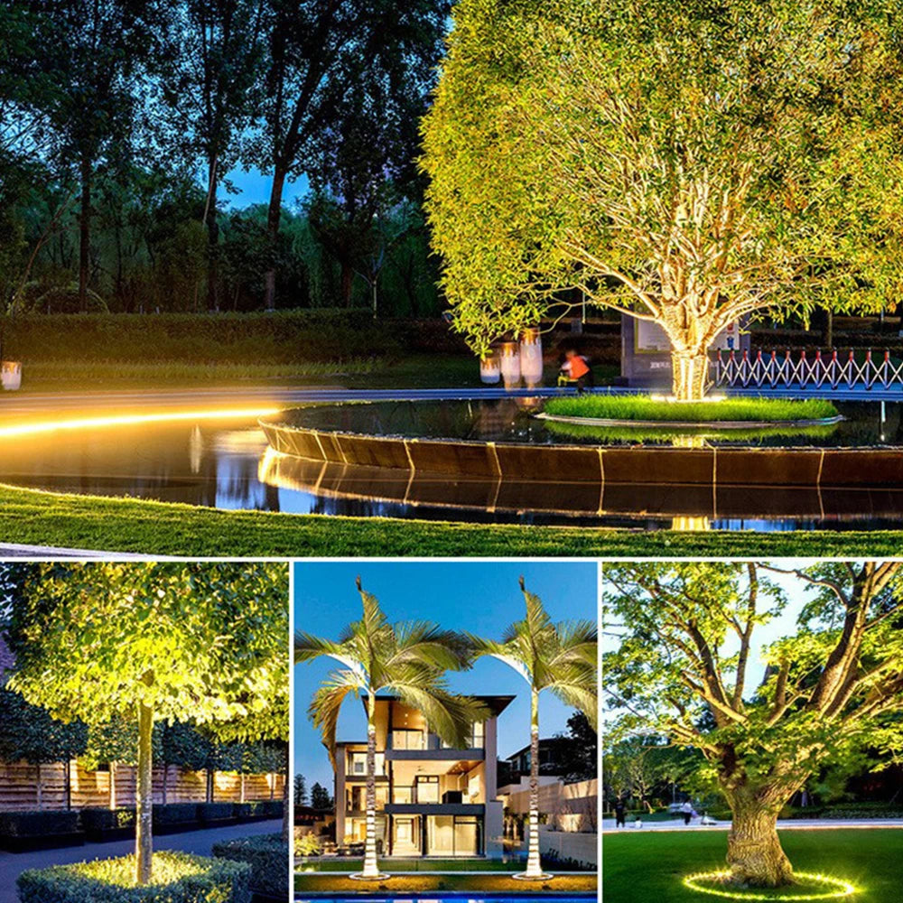 LED Tree Hugging Light Night Projection Spotlight Lamp Outdoor