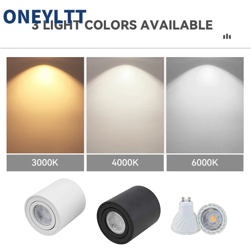 Fitting Round LED Surface Mounted Ceiling Spot Light