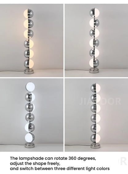 Modern Living Room Decoration Floor Lamp Stainless Steel