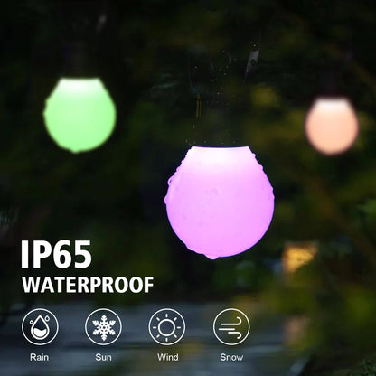 Outdoor Waterproof LED String Light USB 15M 25 Bulbs Fairy Lights