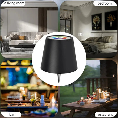 KFV Wireless Table Lamp Wine Bottles LED Bottle Light