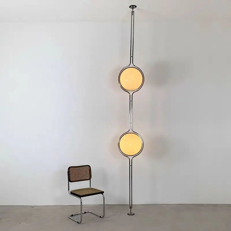 Italy Designer Led Floor Lamp White Ball 2.8 Stand Light