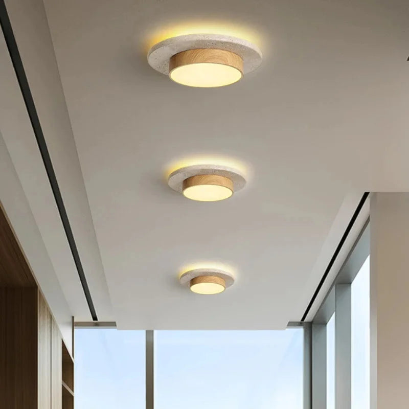 Stone Ceiling Lamp Round Ceiling Lights Indoor Lights