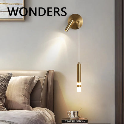 LED Wall Lamp Nordic Double Head Adjustable Wall Lights