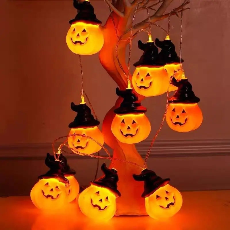 Halloween Decorations Lights Pumpkin String Lights Pumpkin Lantern