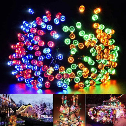 8Modes Solar String LED Fairy Lights Garland Festoon Outdoor