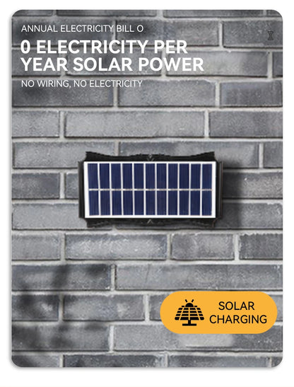 Solar Wall Light Led Courtyard Street Exterior Garden Wall Lighting