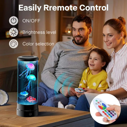 Jellyfish Lamp with 16 Color and Remote Control