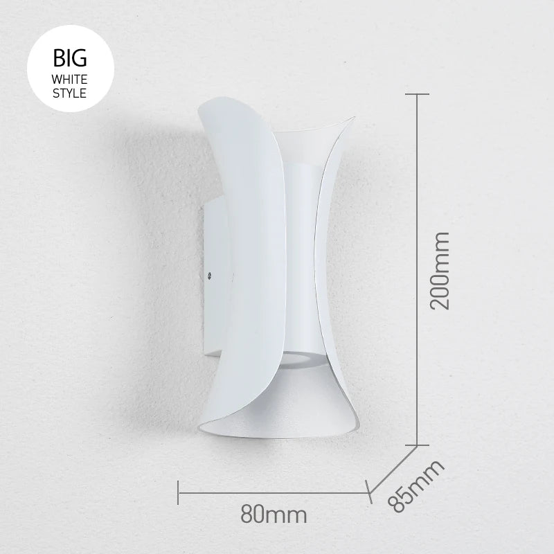 LED Wall Lamp 6W 10W Aluminum IP65 Waterproof Outdoor