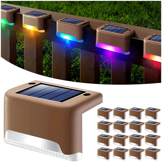 Solar Deck Lights LED Waterproof Outdoor Solar LED Step Lights