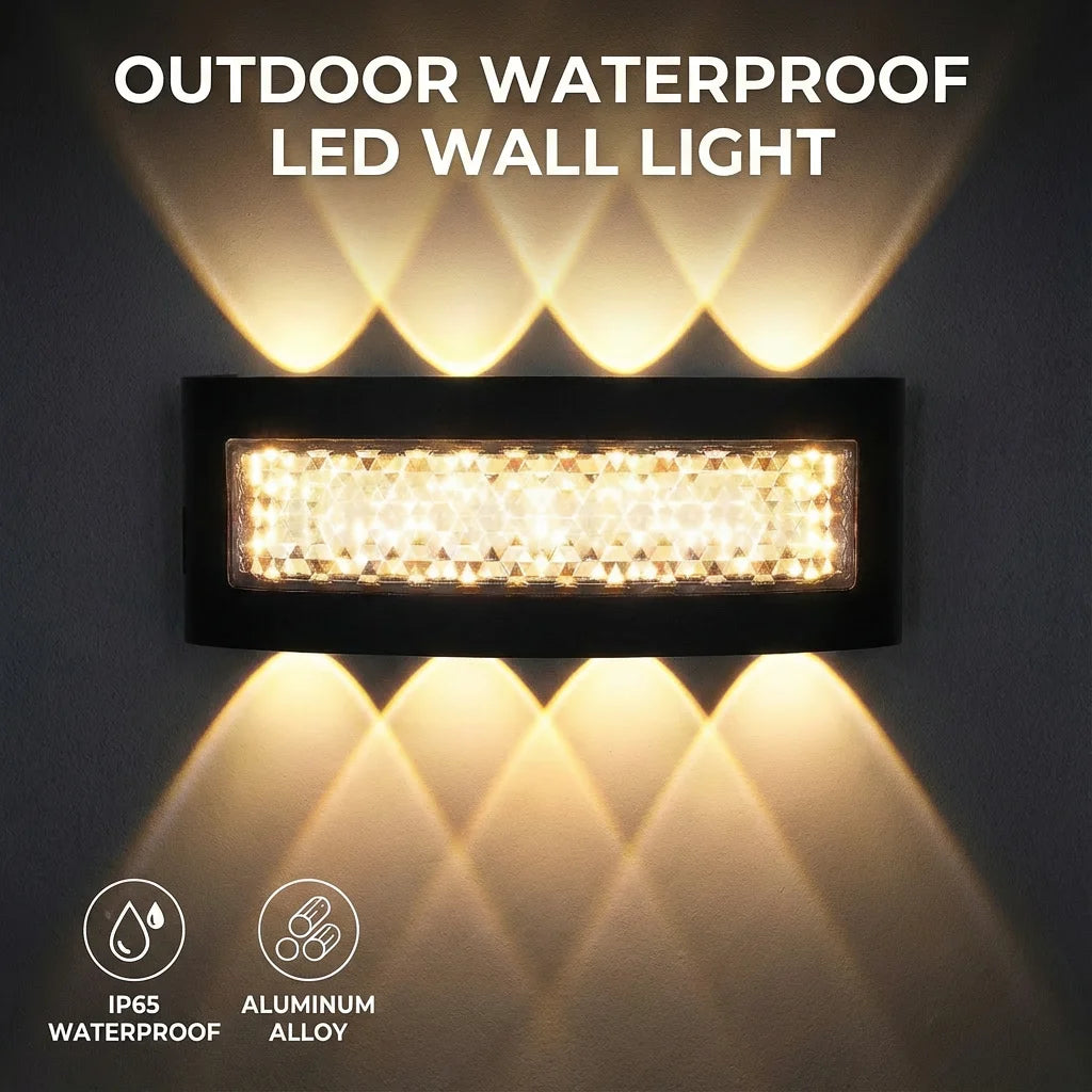 Outdoor Garden Lights, Bedroom and Hallway Indoor Wall Lamp
