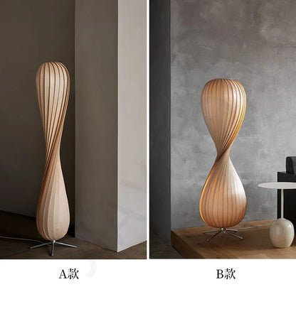 Living Room Floor Lamp Wooden Style Bedroom Headboard