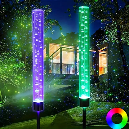 Color-Changing Solar Lights] 1pc Solar Garden Lights