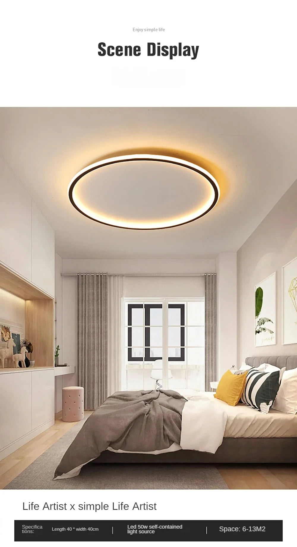 Simple Nordic Style Lighting Ceiling Lamp Lighting Decoration