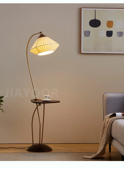 Japanese Retro Floor Lamp SofaSide Standing Lamp  Light