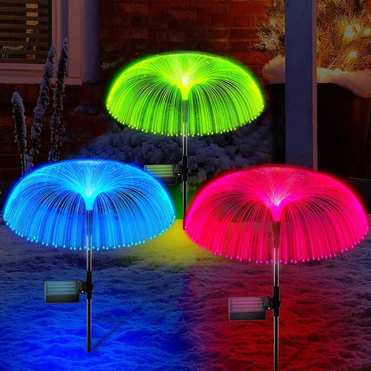 Solar LED Jellyfish Lights Outdoor Garden Decor Lawn Light