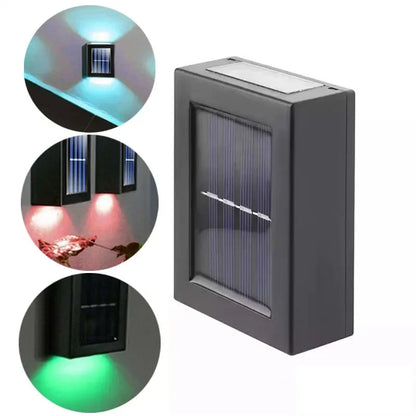 Solar Up and Down Spot Lights Outdoor, Street Wall Light Lamp
